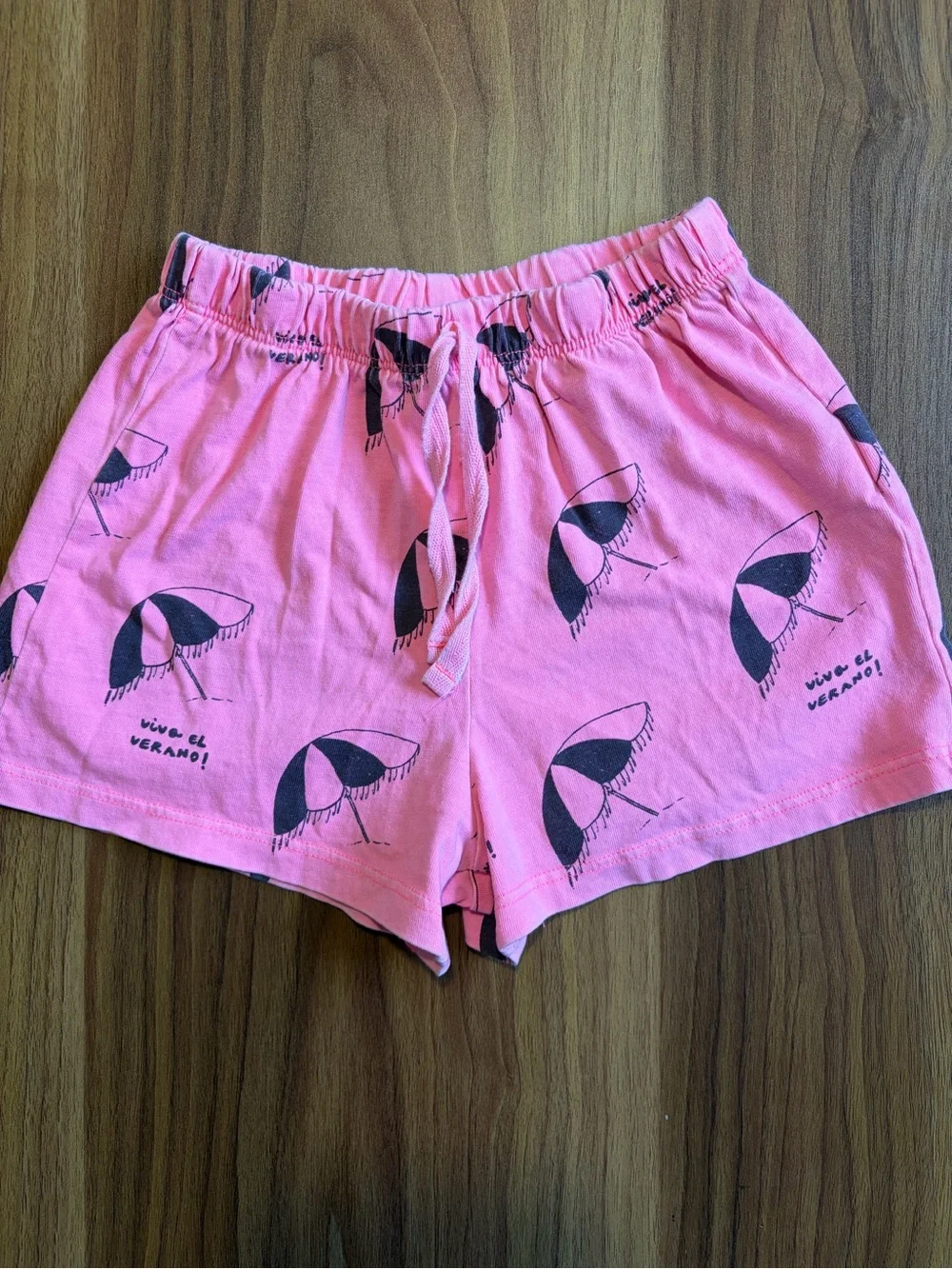 Zara 3Y Pink Beach Shorts Set